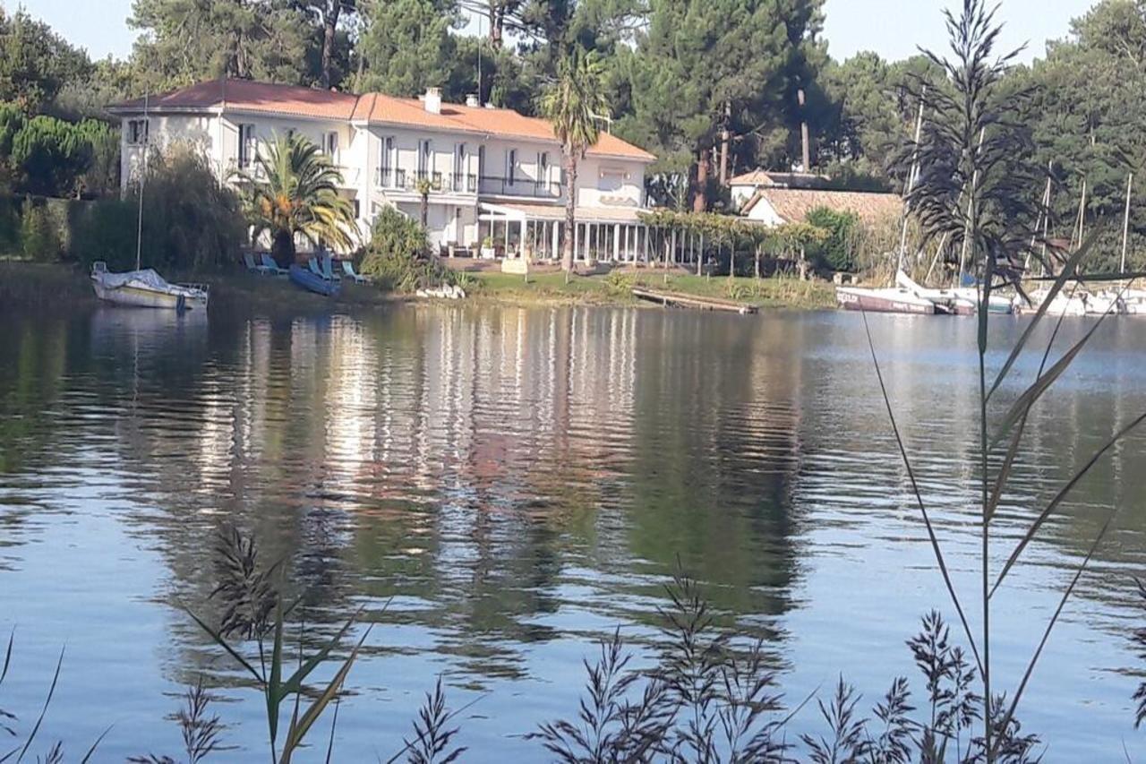 Hotel La Caravelle Logis Biscarrosse Zewnętrze zdjęcie