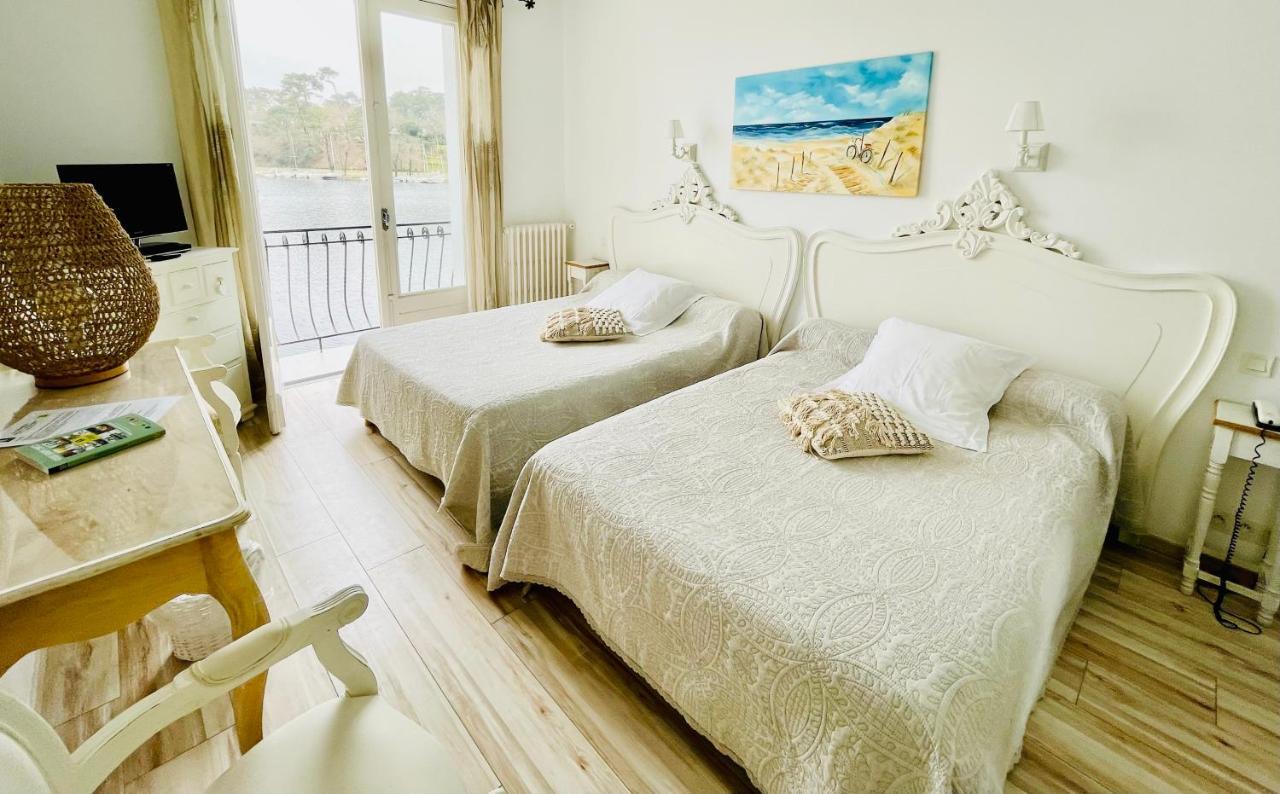 Hotel La Caravelle Logis Biscarrosse Zewnętrze zdjęcie